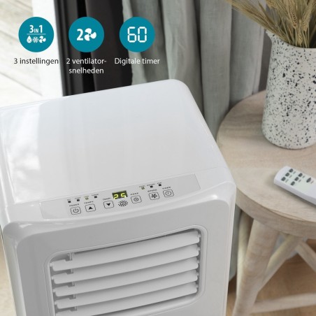 Tristar AC-5477 Mobile Air Conditioner - Efficient Cooling in White | Model 8713016043825